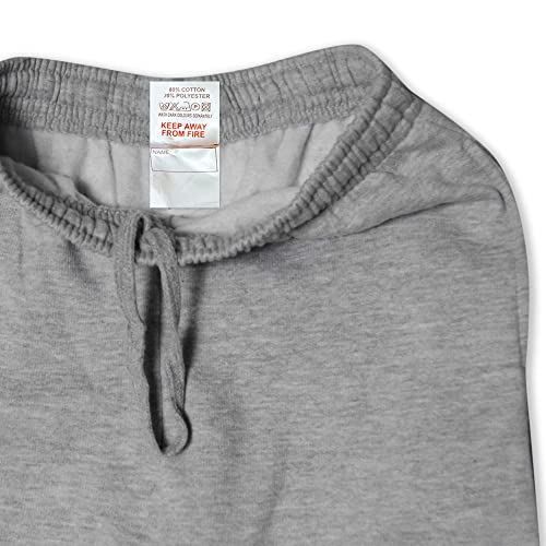 D&H CLOTHING UK Kids Boys Girls Fleece Jogging Bottom Childrens Jogger PE School Jog Pants Tracksuit Bottoms Sweatpants 9 to 11 Grey