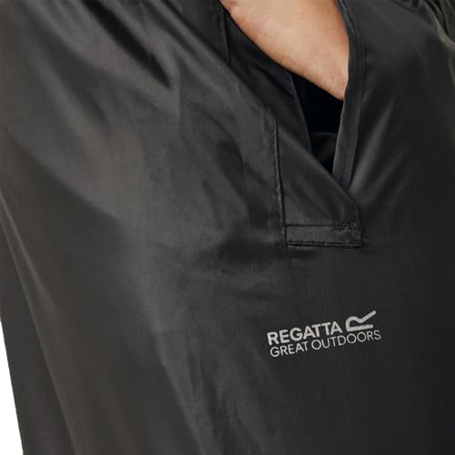 Regatta Unisex Kids Stormbreak Waterproof Overtrousers 15-16Yrs Black