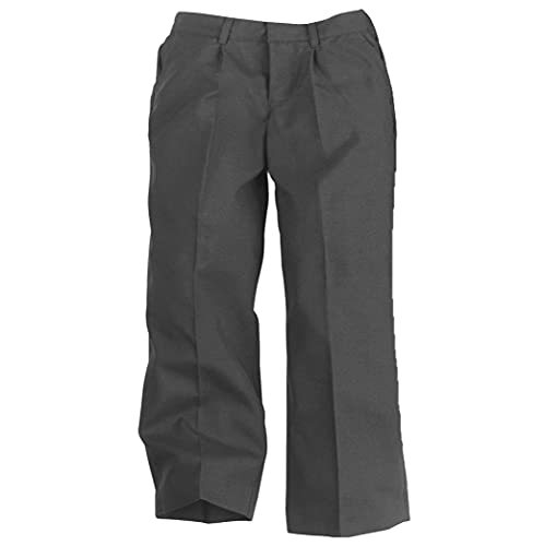 Carabou Boys Sturdy Fit School Trousers (9 Years, Grey)