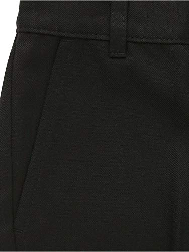 Integriti Schoolwear 2PK Boys School Trousers Elasticated Waist Comfort Fit Black Charcoal Grey Navy Blue Age 3-16 Years