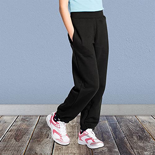 Gift Hub Boys Joggers - Active Foot Wear for Boys/Versatile Boys Black Joggers/Comfortable and Breathable Joggers for Kids for Everyday Use White 13 to 14 Years