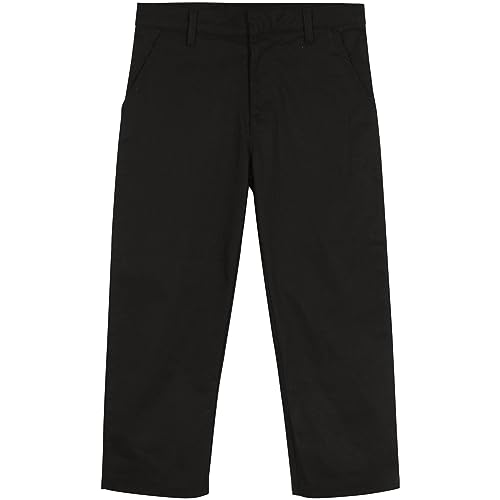 A2Z 4 Kids Boys Pants Plain Regular Fit School - Boys UF Pant Jet Black 13-14