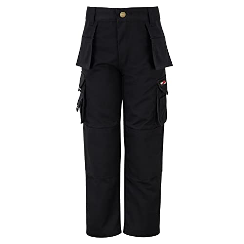 TuffStuff Unisex Kids 711j Junior Childs Pro Work Trouser, Black, 9-10 Years UK