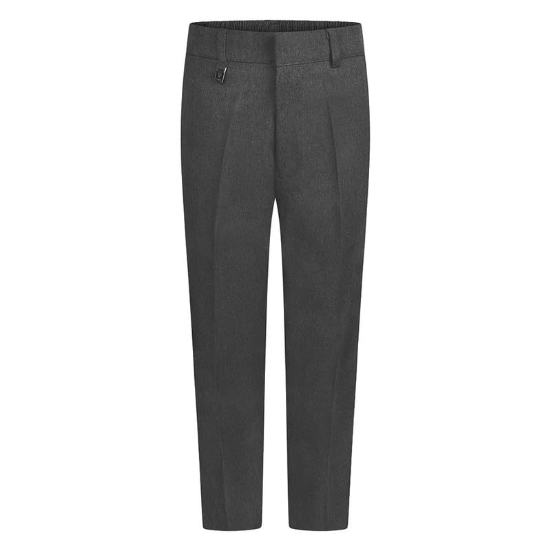 ZECO Standard Fit School Boys Trousers Grey