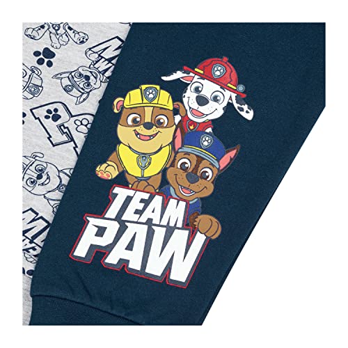 Paw Patrol Boys Jogging Bottoms Pack of 2, Chase & Marshall 2PK Tracksuit Bottoms (as8, Age, 3_Years, 4_Years) Navy
