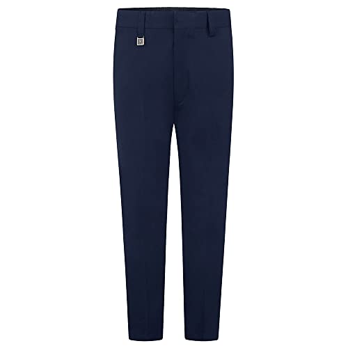 ZECO Boy's Slim Fit School Trousers Navy