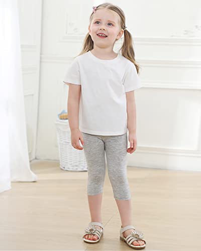 Adorel Girls Leggings Capri 3/4 Summer Trousers Pack of 6 Multicoloured Childhood 4 Years (Manufacturer Size: 110)