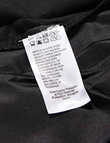 17/18 2pk Boys School Trousers (17.18 Years, Black)