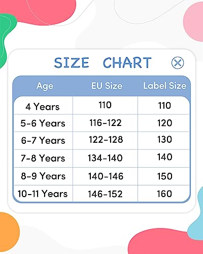 Adorel Girls Leggings Capri 3/4 Summer Trousers Pack of 6 Multicoloured Childhood 4 Years (Manufacturer Size: 110)