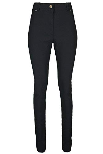 UC Girls Black Trousers School Wear Stretch Super Skinny Pants Stretch 9-16 Years (11-12 Years)