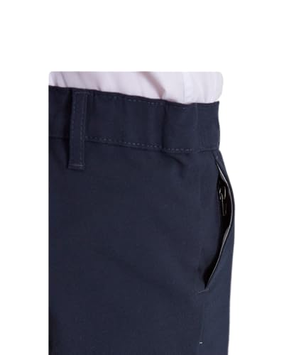 Integriti Schoolwear Girls Slim Leg School Trouser Ages 3-16 Black Grey Navy + Adujstable Waist - Narrow Leg