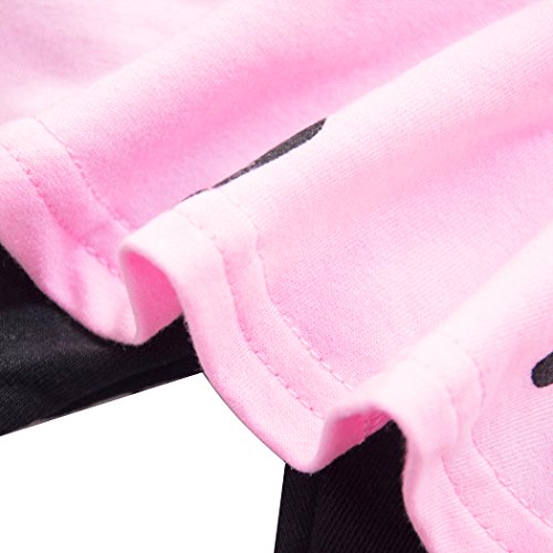 DHASIUE Girls Toddler Cute Outfits Clothing Set Hearts Print Long Sleeve Sweatshirt T-Shirt Tops & Pantskirt Skirt Leggings Trousers Age 2-3 Years