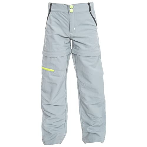 Trespass Kids Defender Trousers/Pants with UV Protection - Platinum, 11/12 (zip color may vary)
