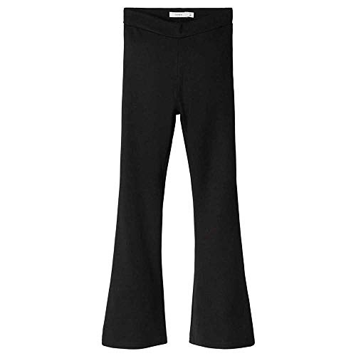 Name It Girl's Nkffrikkali Bootcut Pant Noos Trouser, Black (Black Black), 152 UK
