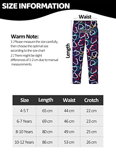 TODDOR 3 Pack Girls' Fleece Lined Leggings Winter Warm Thick Printed Trousers Toddler Ankle Length Pants