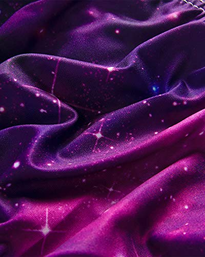 Adorel Girls Leggings Full Length Ankle Trousers Pack of 3 Galaxy 6-7 Years (Manufacturer Size: 70)