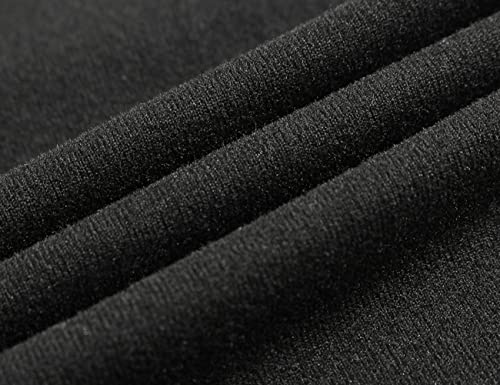 Dybker 3 Pack Girl Legging Plush Kids Stretchy Pants Plain Tights Trouser Dance Full Length, Black, 140