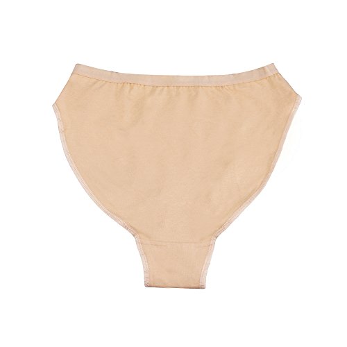 Bezioner 3 Pack Ballet Briefs Dance Pants Girls Ladies Women Dancing Knickers Beige Children Height 130