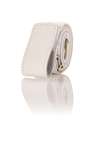 Olata Children’s Stretch Elasticated Belt with Adjustable Hook and Loop Fastening - 5-12 years. White