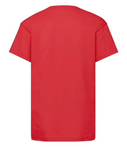Fruit of The Loom Boys' t-Shirt. - Red -