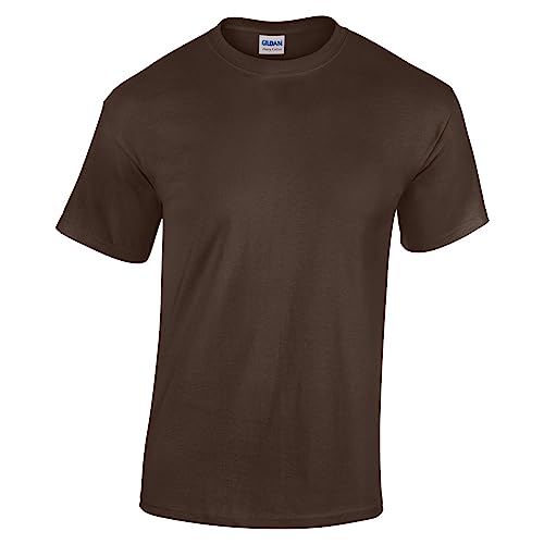 Boys Plain T Shirt Girls Childrens Kids Ages 1 2 3 4 5 6 7 8 9 10 11 12 13 14 15 Tee Shirt T-Shirt Brown