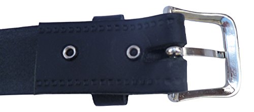 Streeze Boys Real Leather Belt. Made in UK. Children's Black Leather School Belt Sizes 14" - 30" (waist 28"-30", Black)
