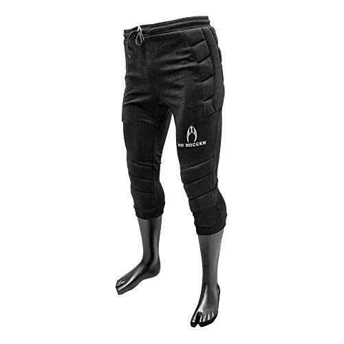 HO Soccer 3/4 Logo Goalkeeper Pants, Unisex Children, unisex_child, 0505558, Black, 10
