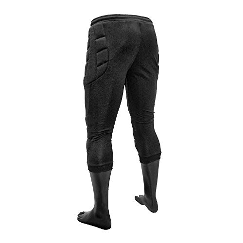 HO Soccer 3/4 Logo Goalkeeper Pants, Unisex Children, unisex_child, 0505558, Black, 10