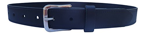 Streeze Boys Real Leather Belt. Made in UK. Children's Black Leather School Belt Sizes 14" - 30" (waist 28"-30", Black)