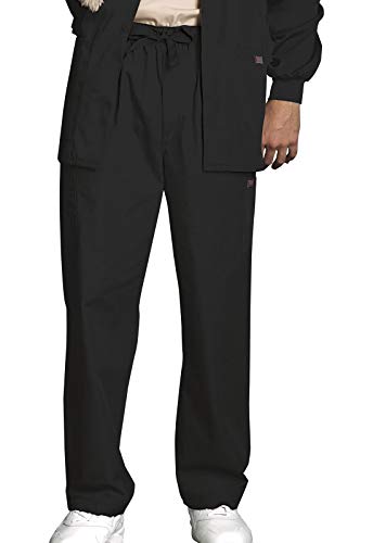 CHEROKEE Men's Originals Cargo Medical Scrubs Pants, Black, M UK