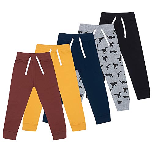 Baby Boy Toddler Casual Pull up Pants/Trousers / 100% Cotton Soft and Comfortable (5, 2-3 Years)