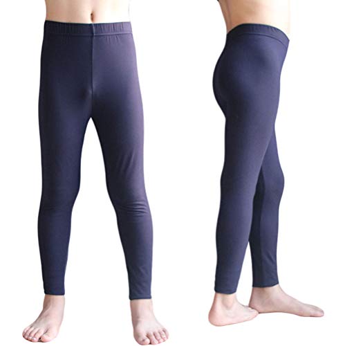LANBAOSI Kids Thermal Underwear Set Children Boys Base Layer Long Johns Bottoms and Long Sleeve Top Navy