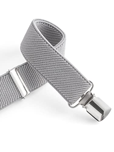 Childrens 1-5 Years Plain Coloured fully adjustable Elasticated Clip on Braces/Suspenders - Black