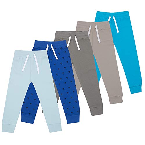 Baby Boy Toddler Casual Pull up Pants/Trousers / 100% Cotton Soft and Comfortable (5, 2-3 Years)