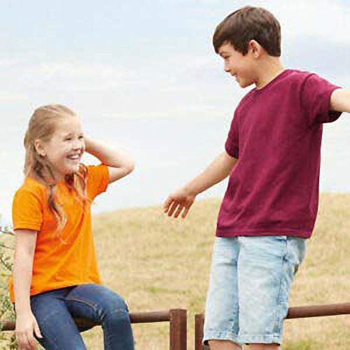 Fruit of the Loom Childrens/Kids Original Short Sleeve T-Shirt (3-4 Years) (Purple)