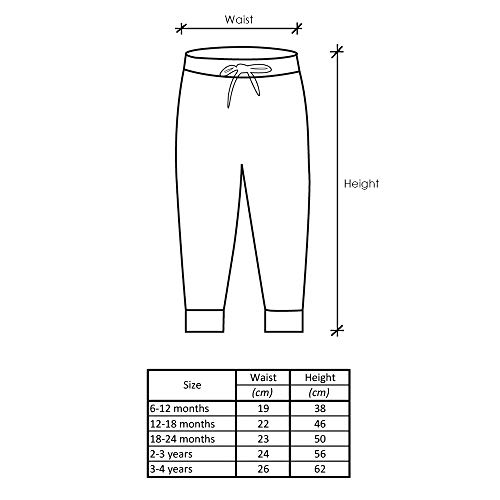 Baby Boy Toddler Casual Pull up Pants/Trousers / 100% Cotton Soft and Comfortable (5, 2-3 Years)