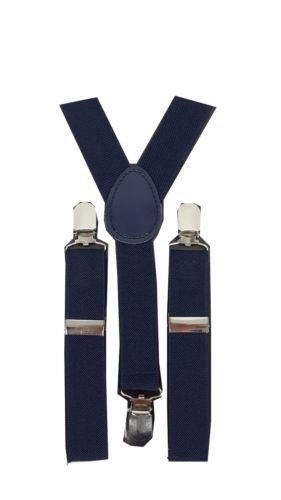 Childrens Boys Kids Navy Braces