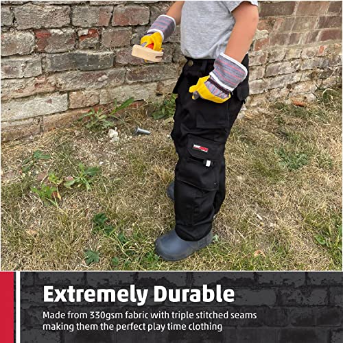 TuffStuff Unisex Kids 711j Junior Childs Pro Work Trouser, Black, 13 Years UK