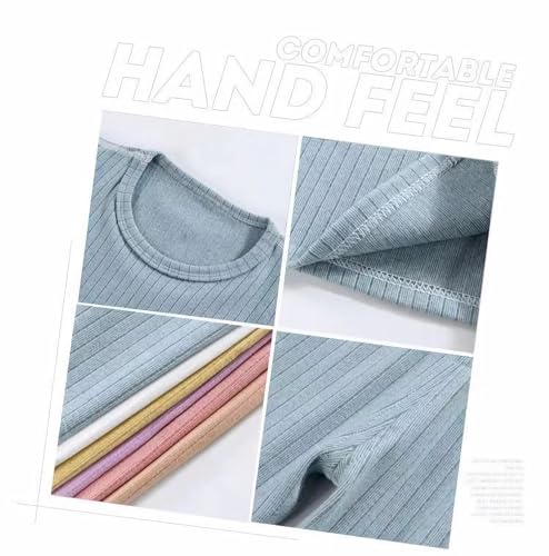 Hikewin Girls Base Layer Long Johns Tops and Trousers Sets hermal Underwear Set Girls' Thermal Sets Purple 3-4Years