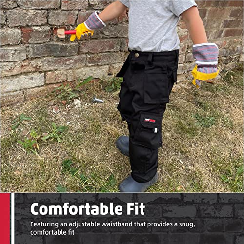TuffStuff Unisex Kids 711j Junior Childs Pro Work Trouser, Black, 13 Years UK