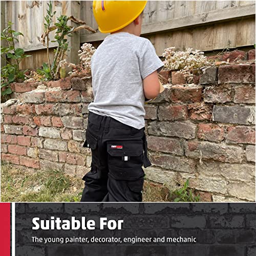 TuffStuff Unisex Kids 711j Junior Childs Pro Work Trouser, Black, 13 Years UK