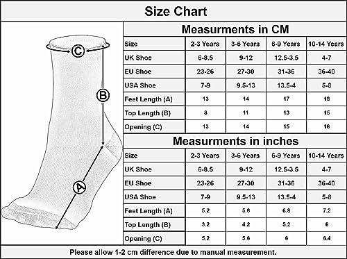 A2Z 4 Kids Boys Girls Back to School Cotton Rich Plain Ankle - Socks 970 6 Pack Black 6-9 (12.5-3.5)