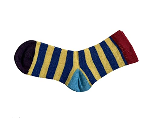 Bahob® 6 Pairs Boys Girls Character Cotton Socks Kids Novelty Designer Socks (8-13 years, Striped)