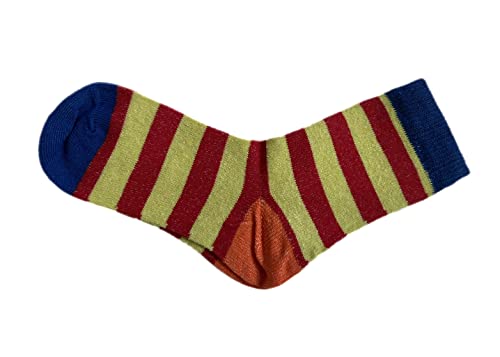 Bahob® 6 Pairs Boys Girls Character Cotton Socks Kids Novelty Designer Socks (8-13 years, Striped)