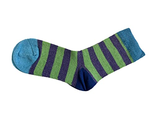 Bahob® 6 Pairs Boys Girls Character Cotton Socks Kids Novelty Designer Socks (8-13 years, Striped)