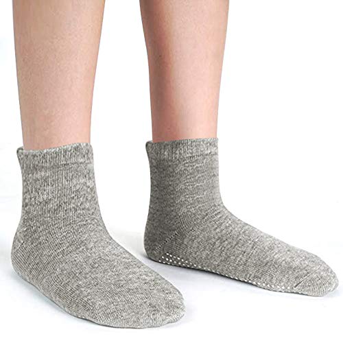 ELUTONG Toddler Socks Non Slip Socks Kids Baby Boys Girls 12 Pairs Anti Skid Socks For 1-3 Years