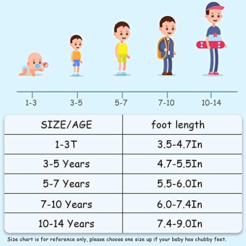 TRAMLE Boys Striped Cotton Socks - 12 Pairs Breathable Cotton Socks for Toddler Kids Boys or Girls （5-7 Years Old） with Striped Designed