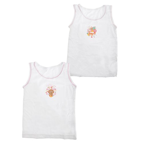 In the Night Garden Official Childrens Girls Cotton Vests (Pack of 2) (2-3 Years) (White)