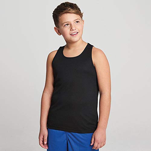 AWDis Just Cool JC07J Kids Cool Vest - Jet Black - 12-13 Years