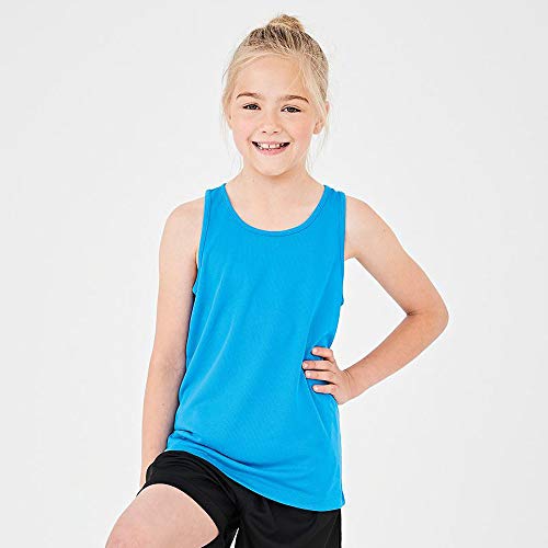 AWDis Just Cool JC07J Kids Cool Vest - Jet Black - 12-13 Years